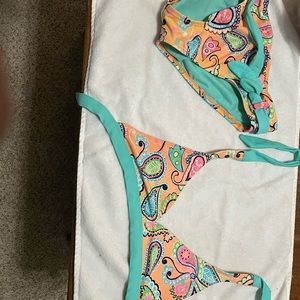 Paisley Triangle Top Bikini